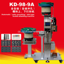 KD98-9A Vollautomatischer Schlitzschnallen Maschine Ober- und Nietmaschine Kleidung und Hüte Gürtel Werbung Universal Riv